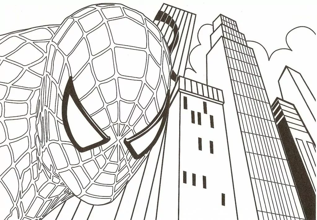 Ausmalbilder Amazing Spiderman