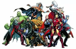 Ausmalbilder Avengers Black Panther 1