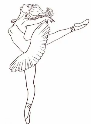 Ausmalbilder Ballerina