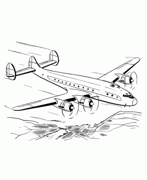 Ausmalbilder Flugzeug Zum Ausdrucken