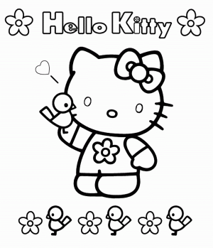 Ausmalbilder Halloween Hello Kitty