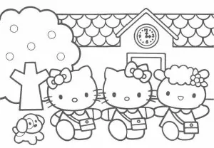 Ausmalbilder Hello Kitty Ausdrucken