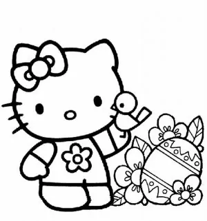 Ausmalbilder Hello Kitty Kostenlos