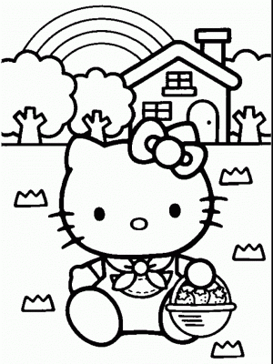 Ausmalbilder Hello Kitty Zum Ausmalen