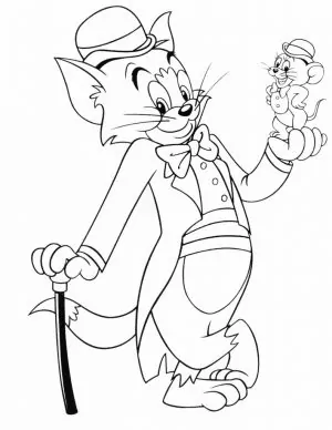 Ausmalbilder Kostenlos Tom Und Jerry