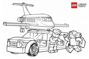 Ausmalbilder Lego City Fähre
