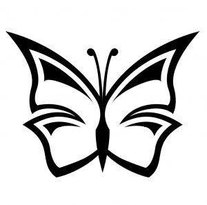 Ausmalbilder Mandala Schmetterling
