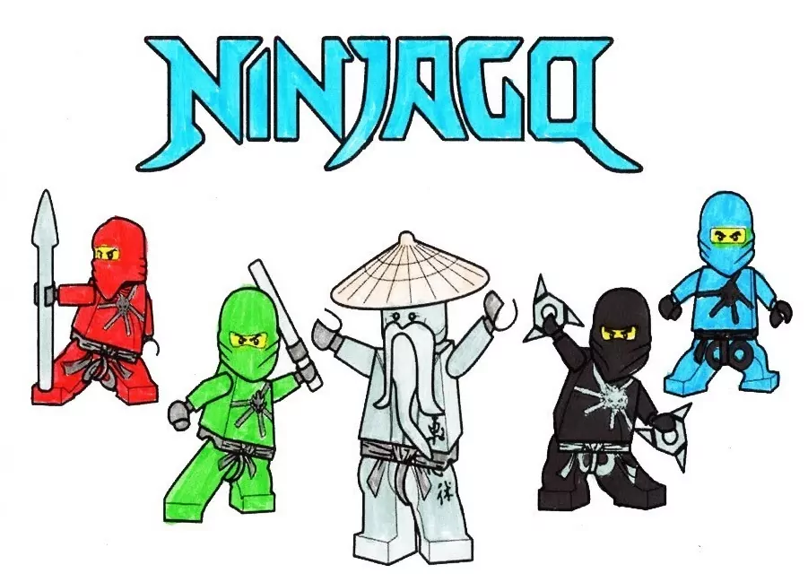 Ausmalbilder Ninjago Kostenlos