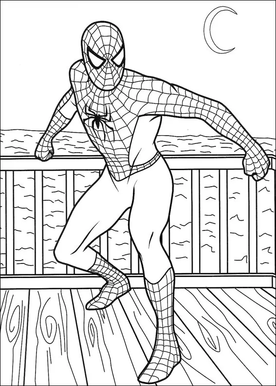 Ausmalbilder Spiderman 2