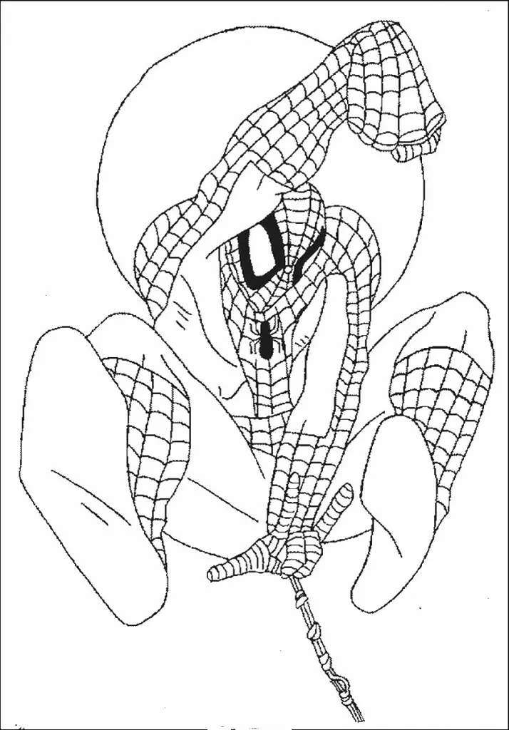 Ausmalbilder Spiderman 3