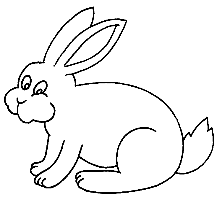 Ausmalbilder Tiere Kaninchen