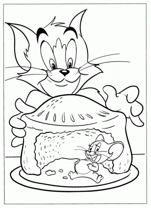 Ausmalbilder Tom Und Jerry Weihnachten