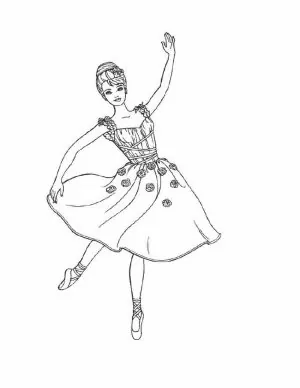 Ballerina Ausmalbilder Gratis