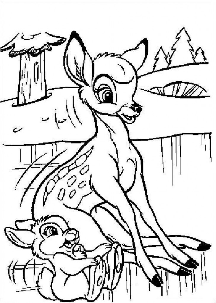 Bambi Und Seine Freunde Ausmalbilder