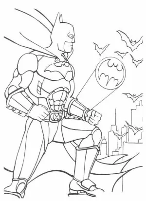 Batman Logo Ausmalbilder
