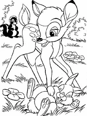 Disney Ausmalbilder Bambi