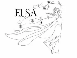 Elsa Und Anna Ausmalbilder 1