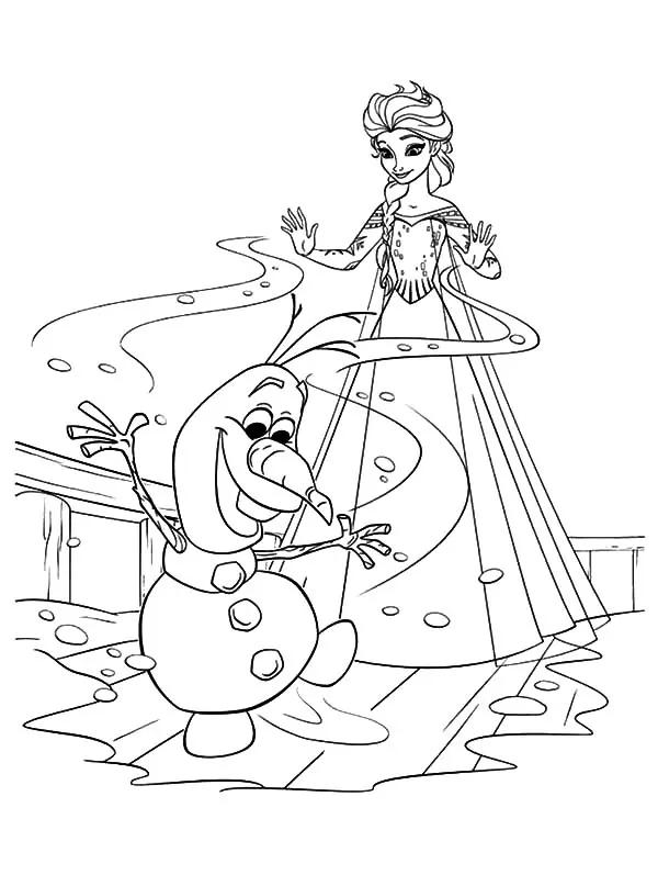 Elsa Und Anna Ausmalbilder