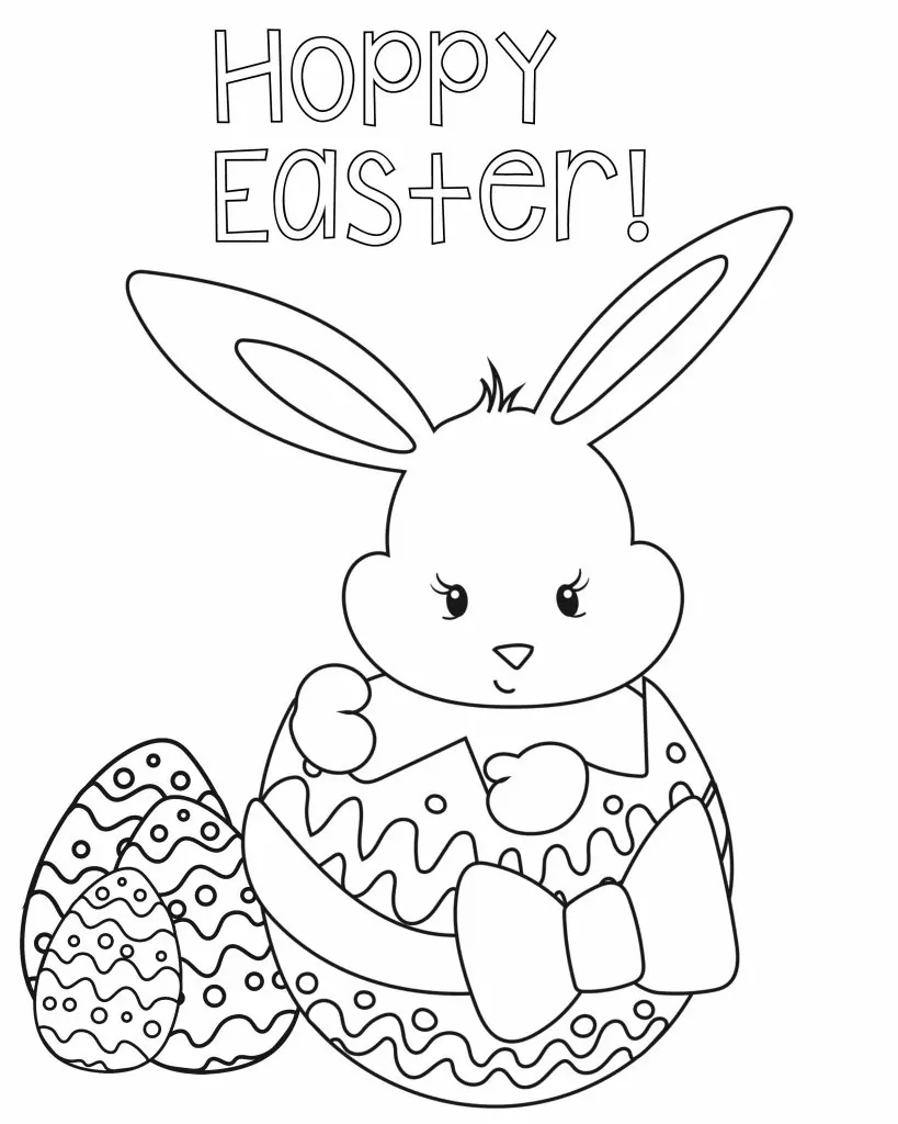 Free Happy Easter Coloring Pages
