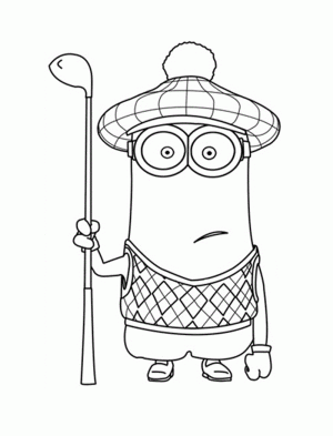 Free Minions Coloring Pages Printable