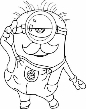 Free Minions Coloring Pages Printables