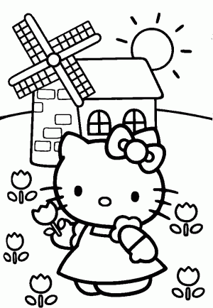 Hello Kitty Ausmalbilder Kostenlos Downloaden
