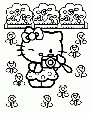 Hello Kitty Ausmalbilder Kostenlos Zum Ausdrucken