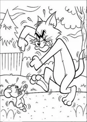 Kostenlose Ausmalbilder Tom Und Jerry