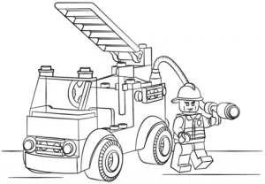 Lego City Ausmalbilder Polizei