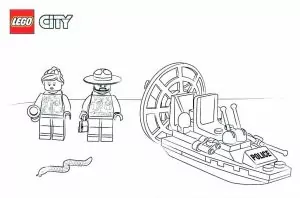 Lego City Feuerwehr Ausmalbilder 1