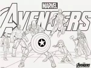Lego Marvel Avengers Ausmalbilder