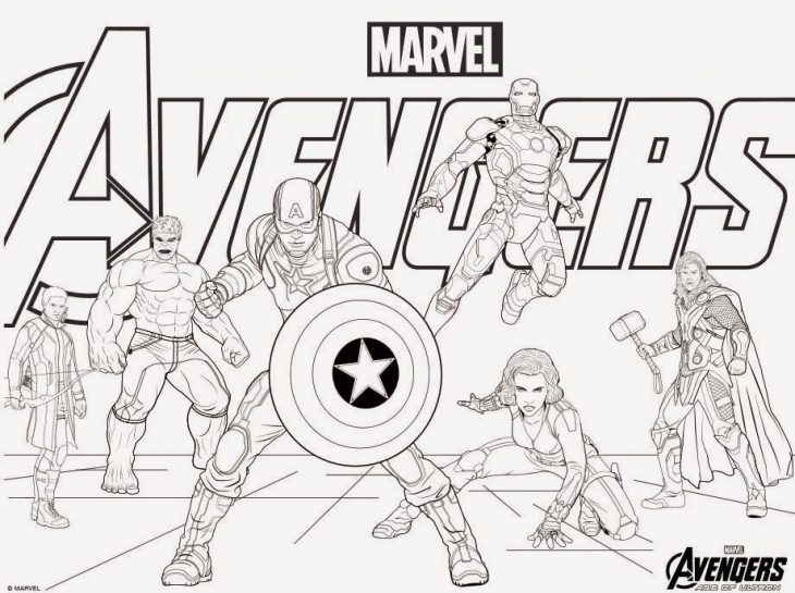 Marvel Avengers Ausmalbilder Zum Ausdrucken