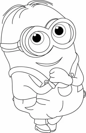 Minion Coloring Page Printables