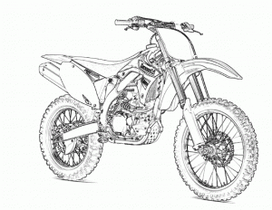 Motorcycle Coloring Page Photos