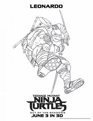 Ninja Turtle Ausmalbilder