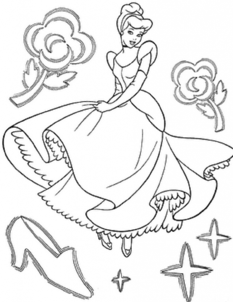 Prinzessin Cinderella Ausmalbilder
