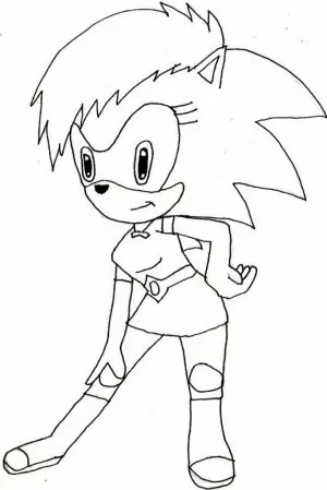 Sonic Amy Ausmalbilder