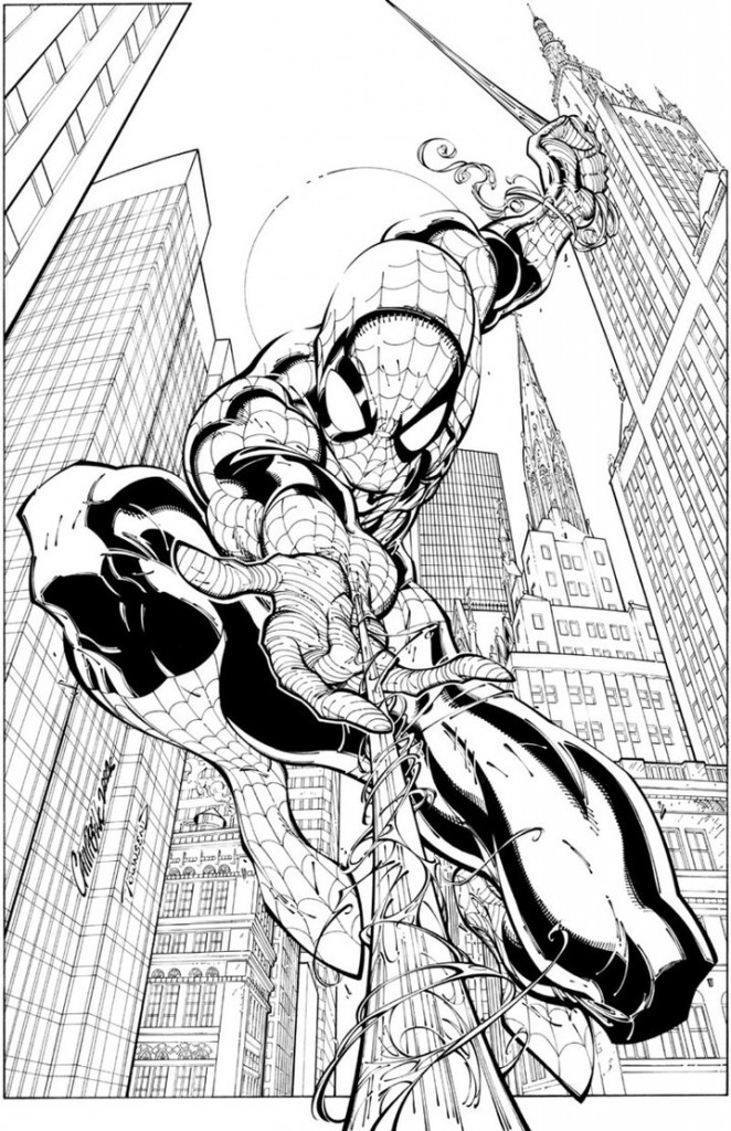 Spiderman Ausmalbilder PDF Für Kinder