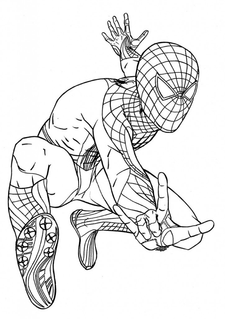 Spiderman Ausmalbilder Für Kinder