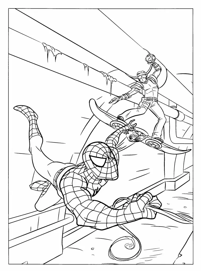 Spiderman Ausmalbilder Gratis