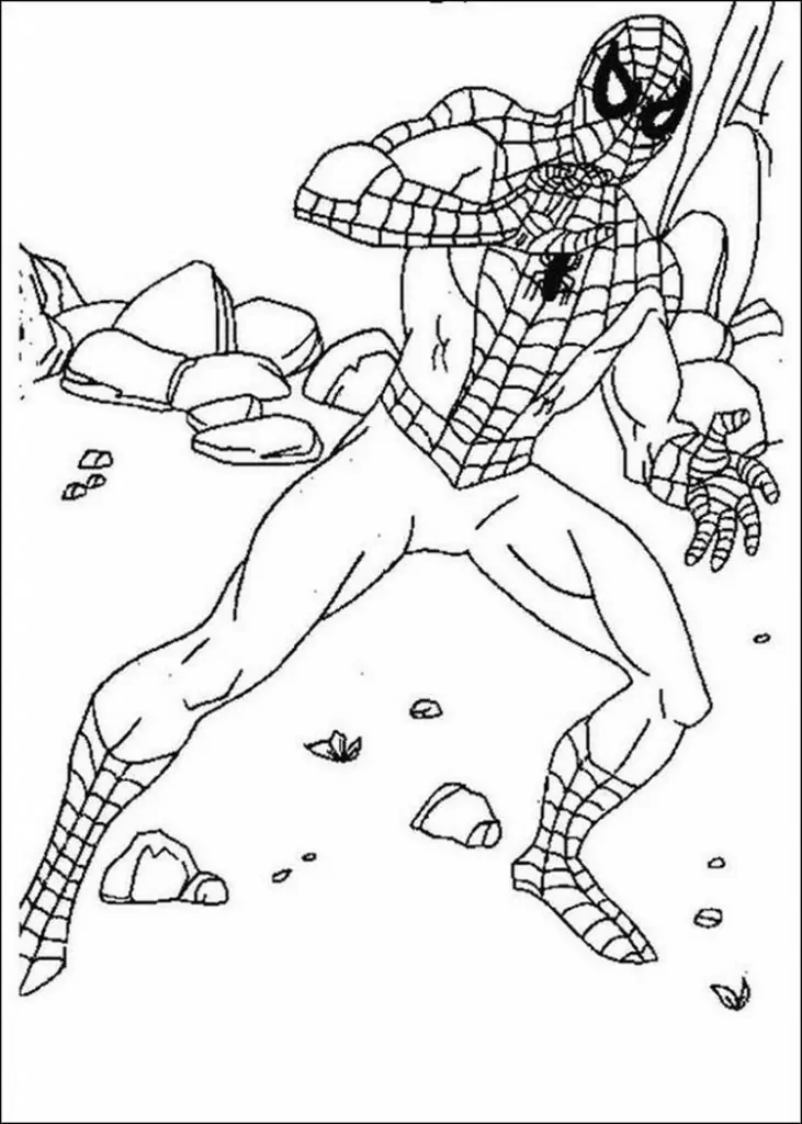 Spiderman Ausmalbilder Kostenlos Drucken