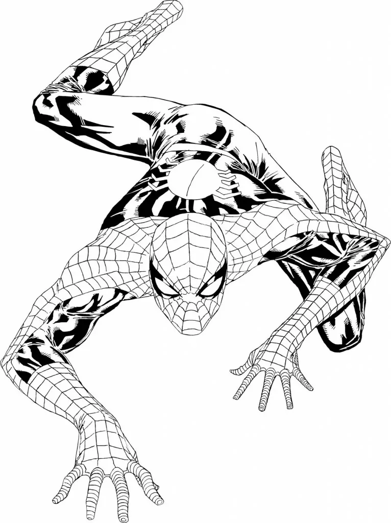 Spiderman Ausmalbilder Kostenlos