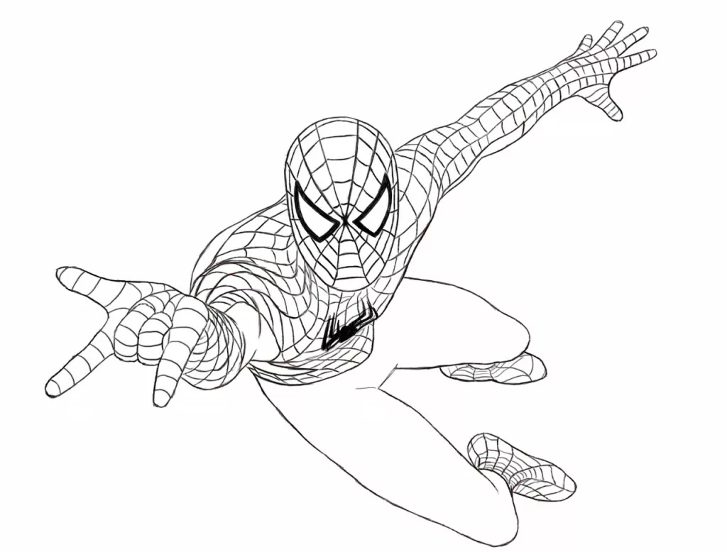Spiderman Ausmalbilder Online