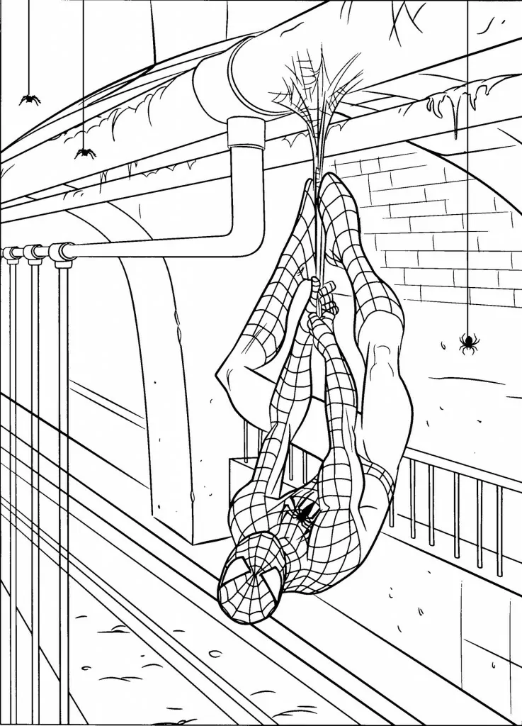 Spiderman Homecoming Ausmalbilder