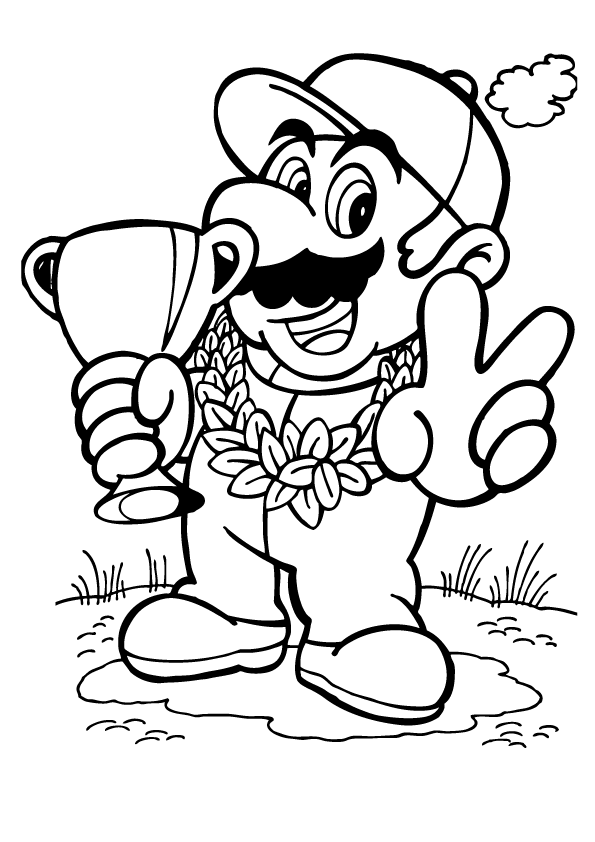 Super Mario Ausmalbilder Bowser