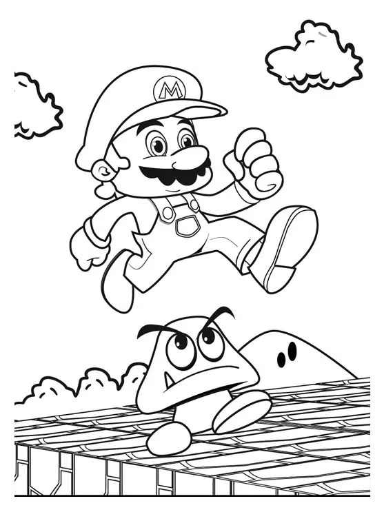 Super Mario Odyssey Ausmalbilder