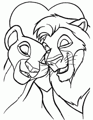 Ausmalbilder Disney Der König Der Löwen
