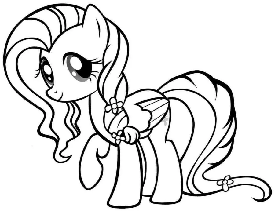 Ausmalbilder My Little Pony Luna