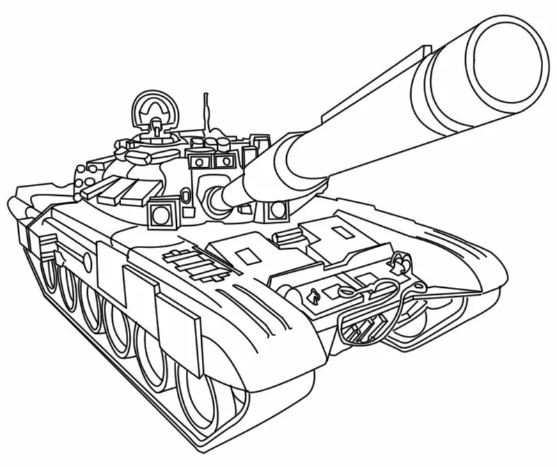 Ausmalbilder Panzer Zum Ausdrucken