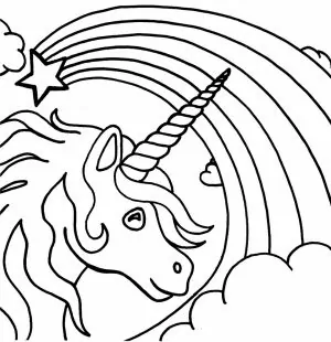 Ausmalbilder Unicorn Pummel
